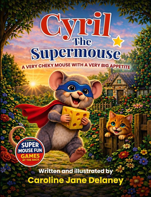 Cyril the Supermouse upcoming book cover