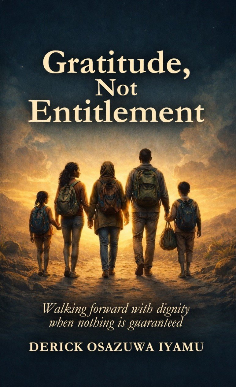 Gratitude, Not Entitlement by Derick Osazuwa Iyamu, book cover